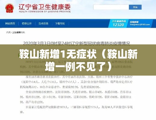 鞍山新增1无症状（鞍山新增一例不见了）
